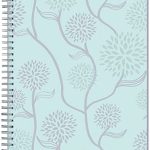 Blue Sky 2022 Monthly Planner, January 2022 - December 2022, 8" x 10", Frosted Flexible Cover, Wirebound, Rue Du Flore (101605-22)